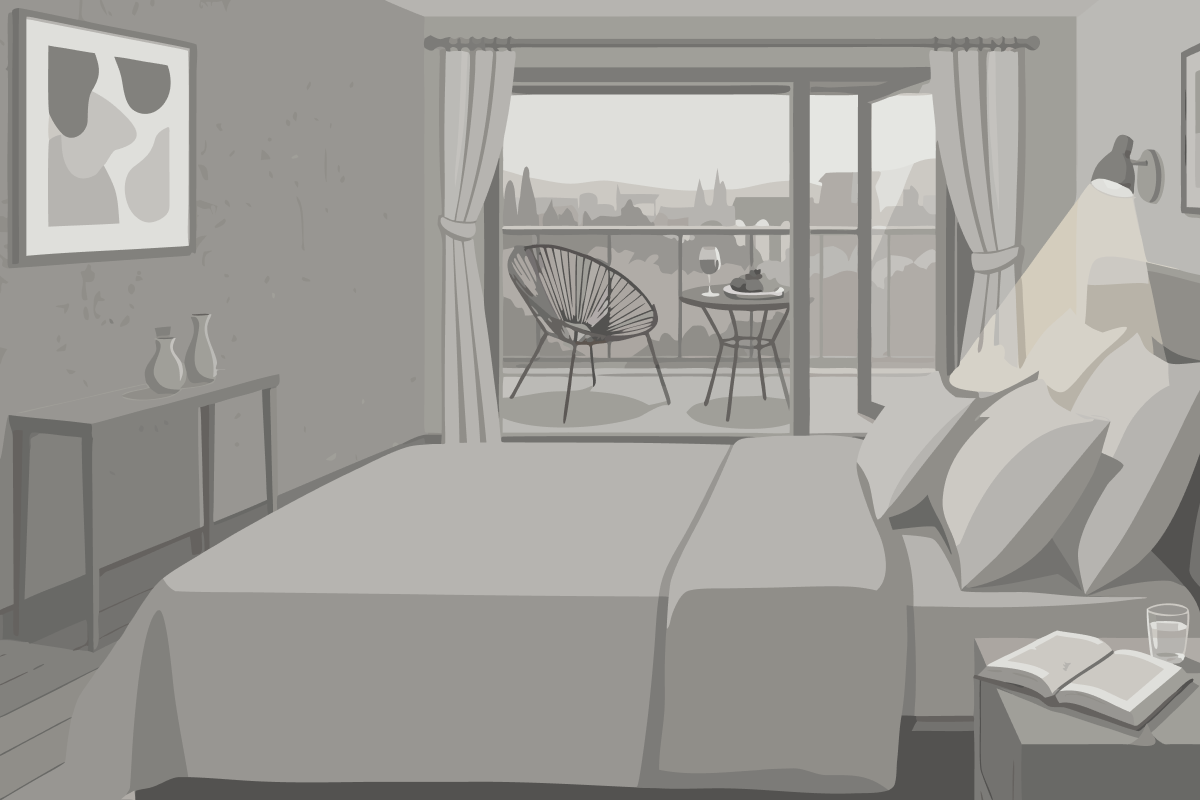 Doppelzimmer Landhaus Rustikal